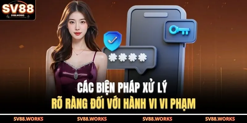 Chính Sách Bảo Mật 4 Các biện pháp xử lý rõ ràng đối với hành vi vi phạm