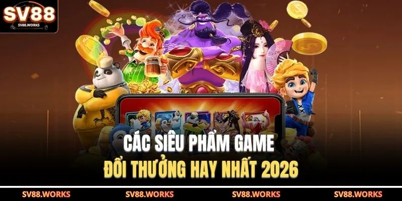 Nổ Hũ SV88 2 Các siêu phẩm game đổi thưởng hay nhất 2026